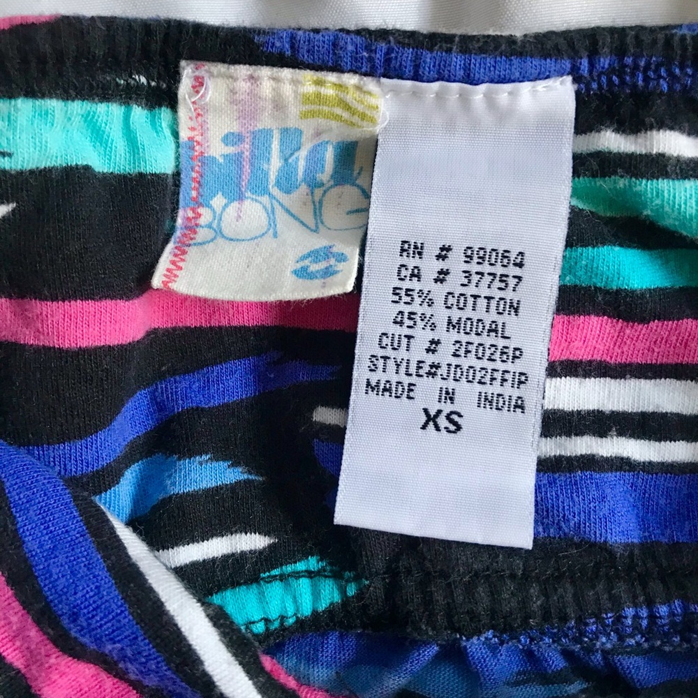 Y2K Billabong Striped Babydoll Mini Dress - Picture 3 of 7